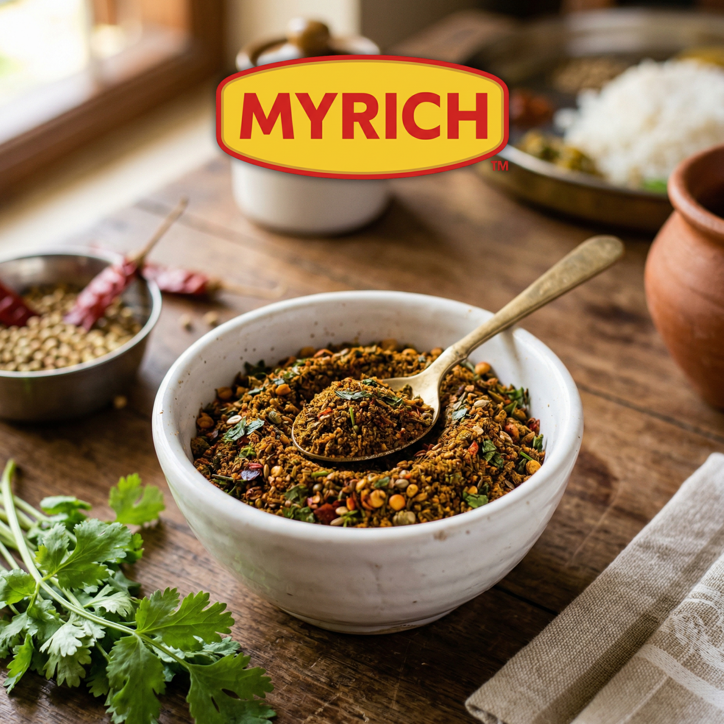 Kothimeera Karam (Coriander leaves)